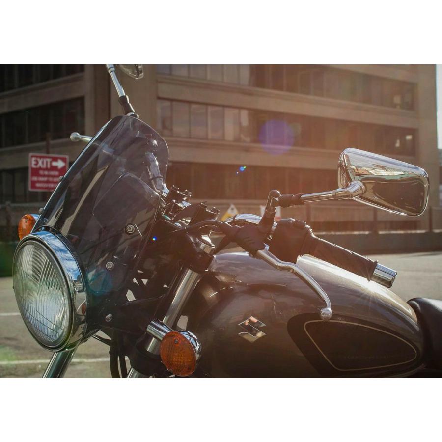 スズキ ST250 スクリーン クラシックS3 ダークスモーク DART FLYSCREENの画像