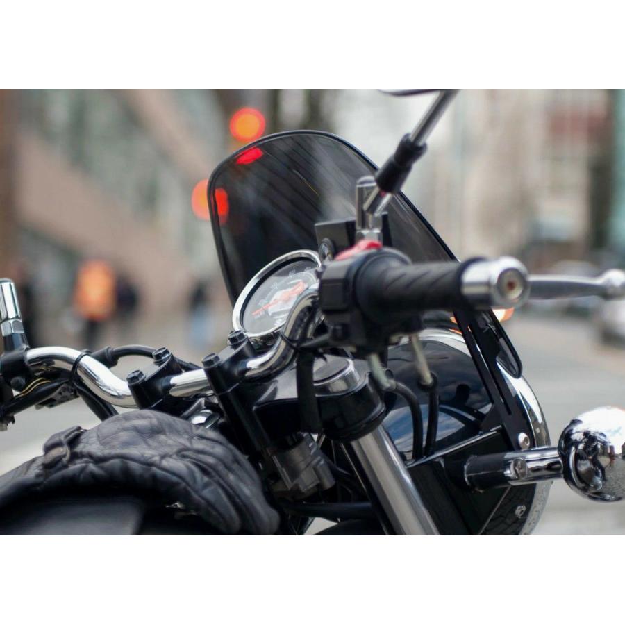スズキ ST250 スクリーン クラシックS3 ダークスモーク DART FLYSCREENの画像
