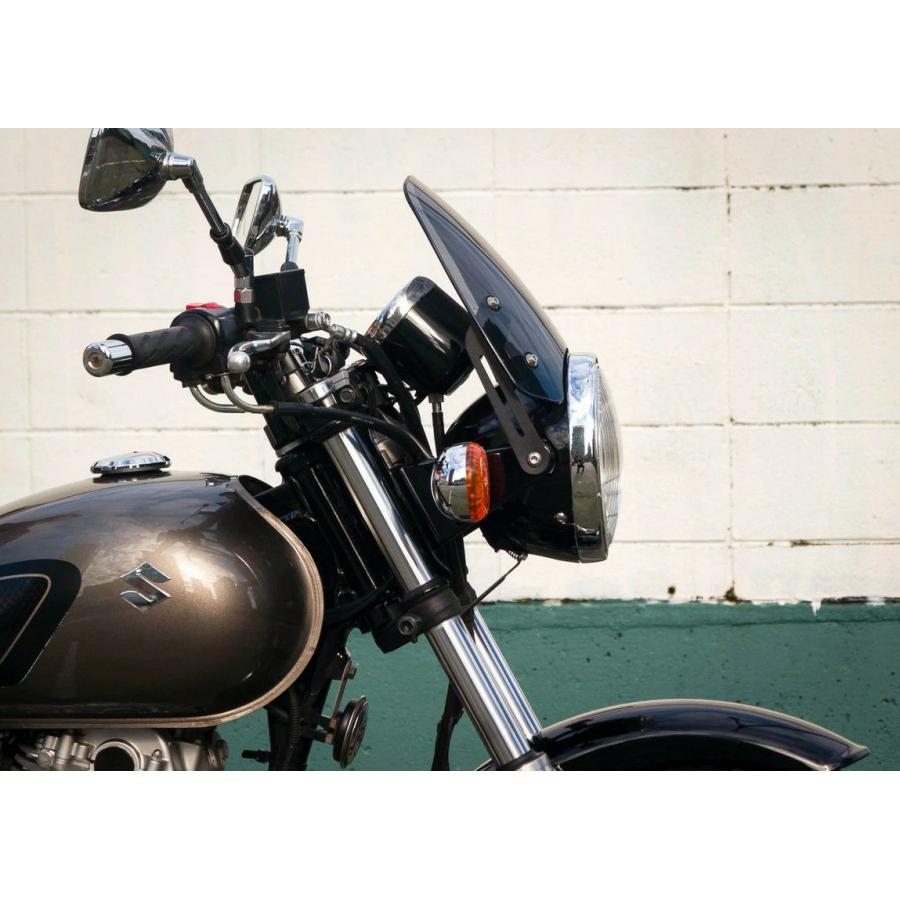 スズキ ST250 スクリーン クラシックS3 ダークスモーク DART FLYSCREENの画像