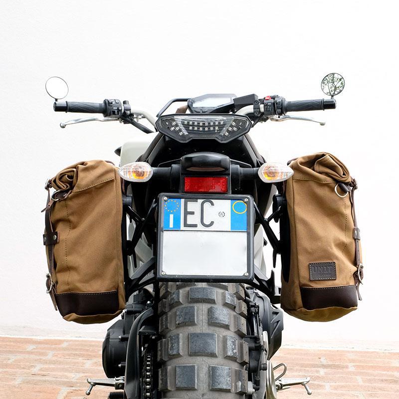 YAMAHA MT-09、XSR900 右サイドバッグレール付 サイドバッグ
