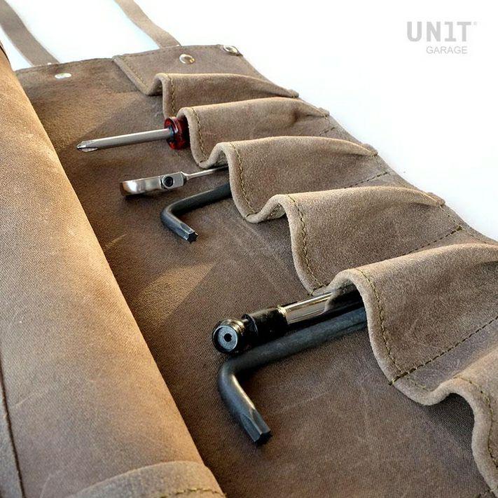 ツールバッグ スプリットレザー チョコレートブラウン UNIT GARAGE