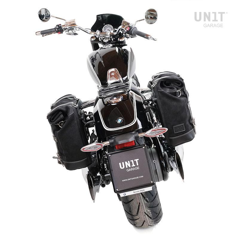 BMW R18 サイドバッグ キャンバス ブラック 22-30L ユニットガレージ