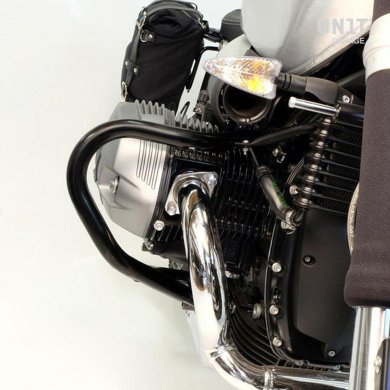 BMW RnineT 13-16 エンジンガード ブラック UNIT GARAGE : モトパーツ