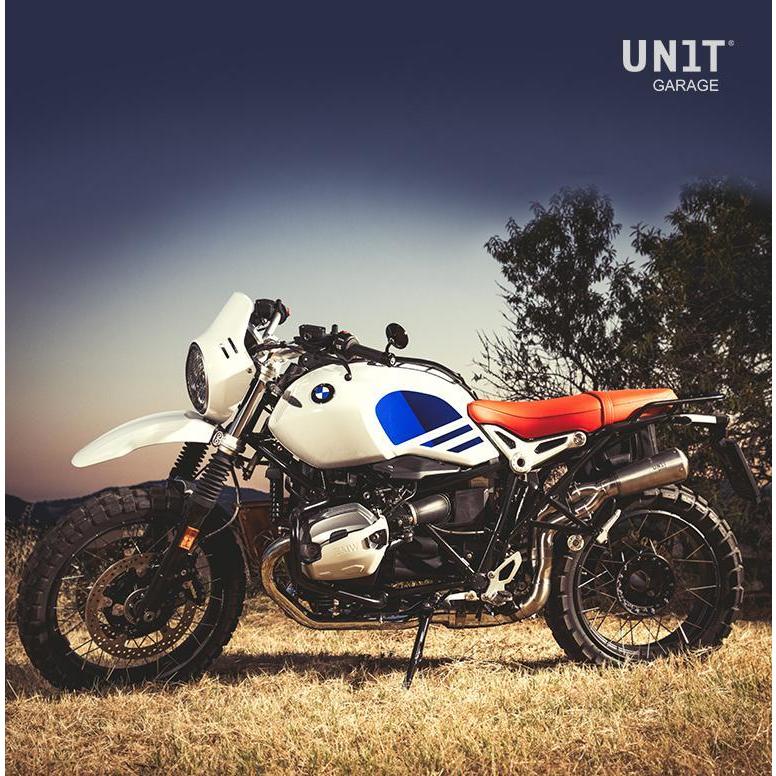 UNIT GARAGE (ユニットガレージ) BIPOSTO シート GEL入り BMW RnineT ブルーの画像