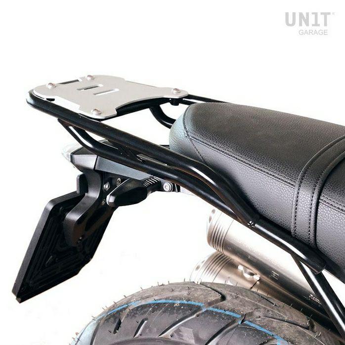 BMW RnineT リアキャリア ラック & タンデムグリップ ミディアム シルバー ユニットガレージ