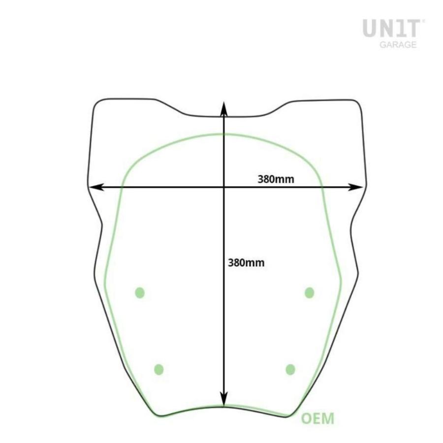 R1300GS BMW純正スモークローウィンドシールド BMW R1300GS 24- ウインドスクリーン 43x38.5 スモーク GIVI | バイク