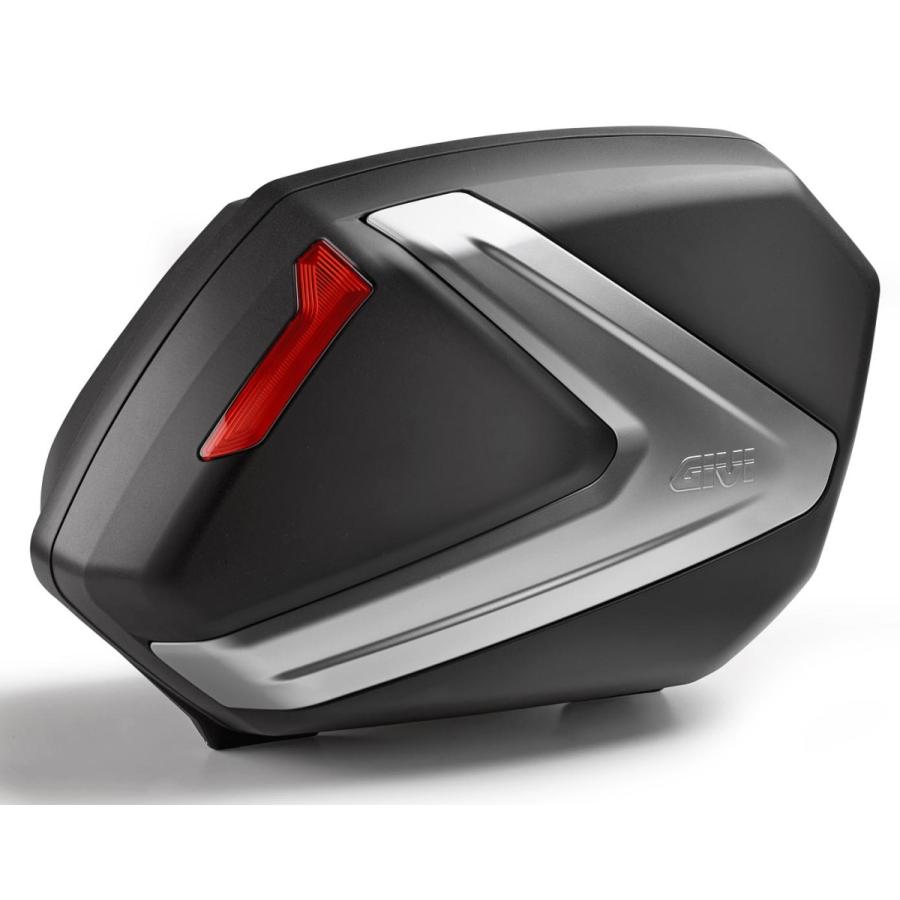 GIVI パニア・MONOKEYサイドケース V37N ブラック/シルバー 左右セット 
