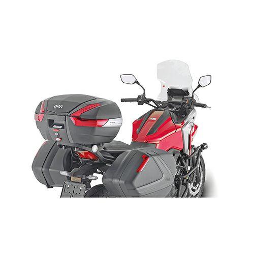 ジビ(GIVI) MONOKEY トップケース V47 カーボンルック+レッド