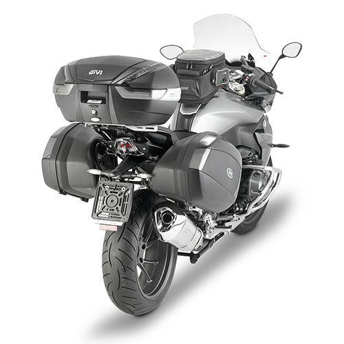 ジビ(GIVI) MONOKEY トップケース V47 アルミ+スモークリフレクター