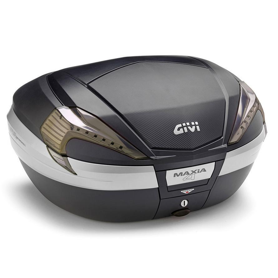 ジビ(GIVI) MONOKEY いの一番容れもの V56 MAXIA 炭素ルック V56NNT バイク-バイク用ボックス-トップケース、リアボックス