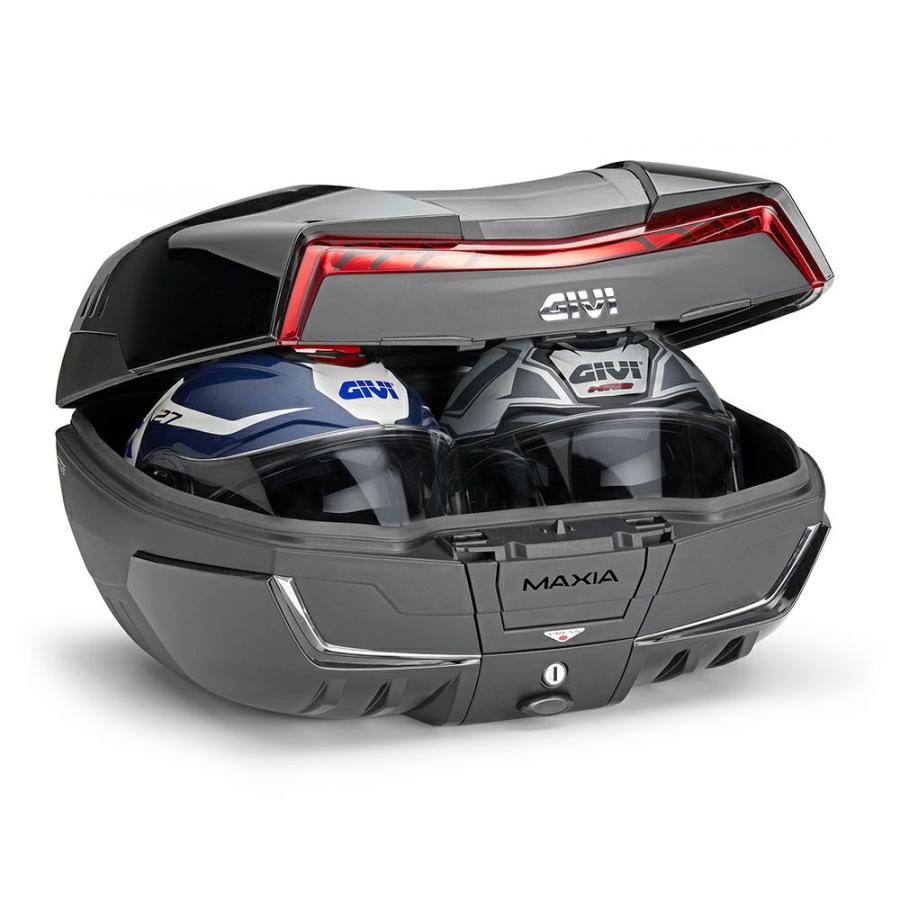 ジビ(GIVI) MONOKEY トップケース V58 MAXIA5 ブラック+レッド