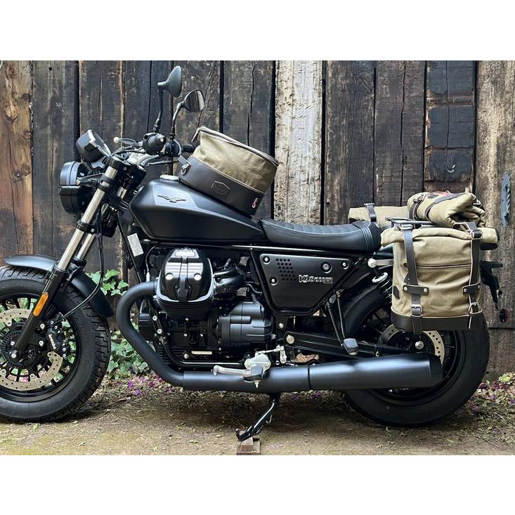 モトグッチ V9 850 サドルバッグ ステー ブラック 左右セット La