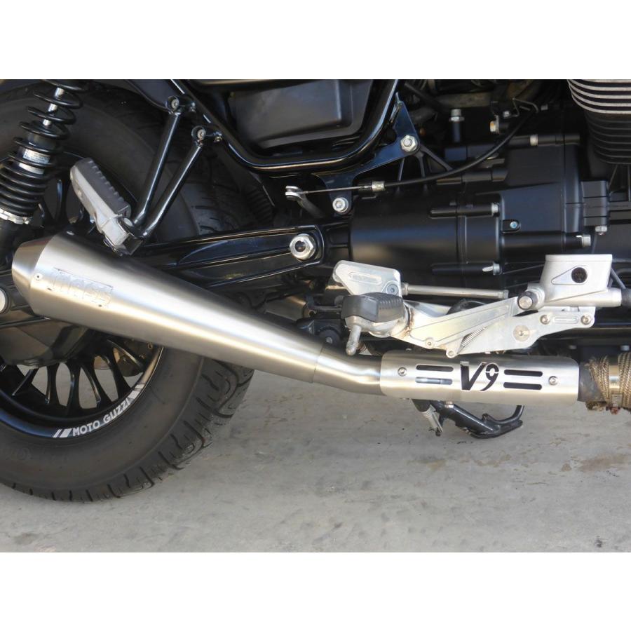 MOTO GUZZI(モトグッチ) V9 Tromb レトロ ステンレス スリップオン