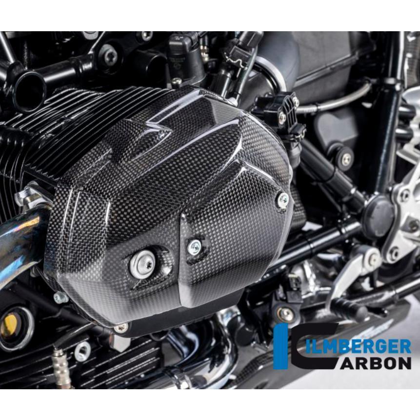 BMWモトラッド　Rnine T カーボンスターターロックカバー BMW R NINE T 14-20 カーボン ロッカーカバー (左側) イルムバーガー