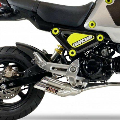 グロム MSX125 21- フルエキゾーストマフラー DUAL HYPERLOW イクシル