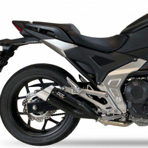 NC700X/NC750X スリップオンマフラー DUAL HYPERLOW BLACK XL イクシル