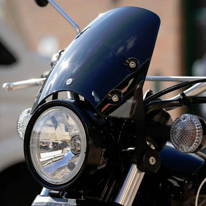 XSR900 2016〜2021 スクリーン クラシックS3 ブラック Dart Flyscreenの画像