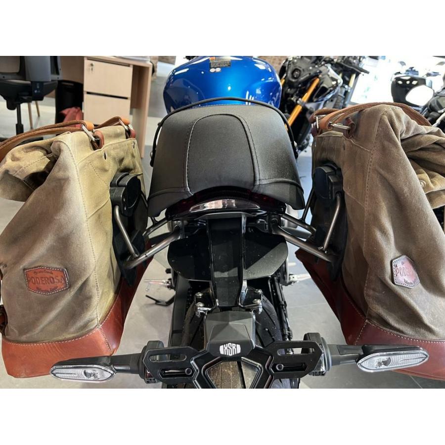 XSR900 2022〜 サドルバッグ ステー 左右 サテンブラック La Poderosa