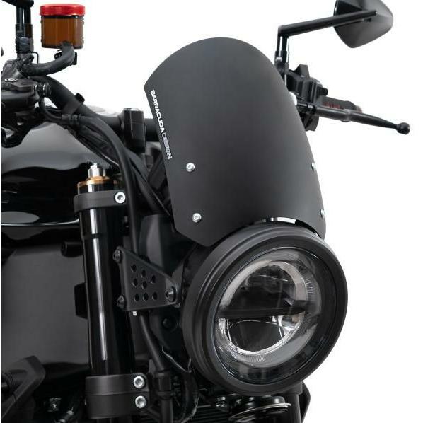 ヤマハ XSR900 (2022-) スクリーン アルミ ブラック BARRACUDA