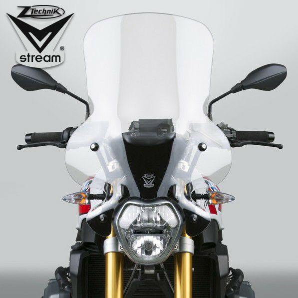 Z テクニック製　ウインドスクリーン R1200R 2013年式で使用 BMW R1200R スクリーン Vストリーム ツーリング クリア ZTechnik
