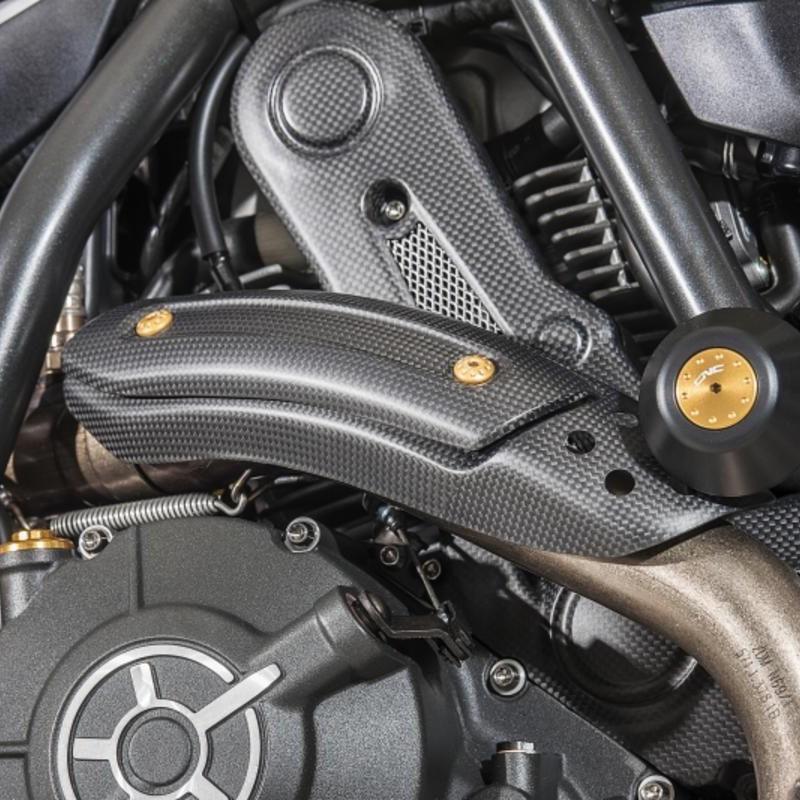 CNC Racingエキゾーストパイプヒートガード 炭素 ドカティスクランブラー ZA975Y