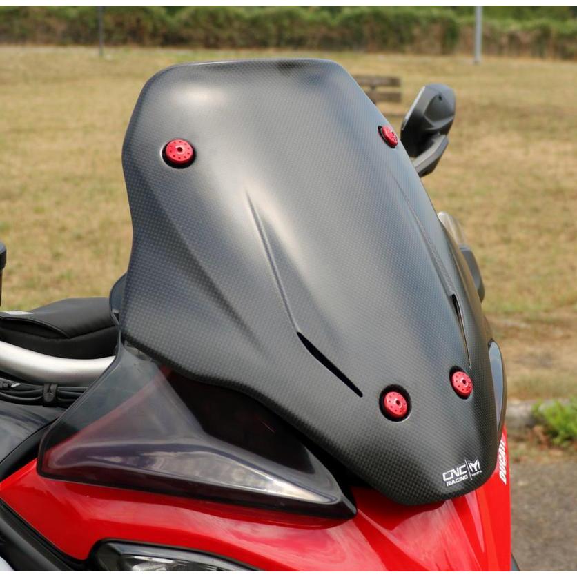 DUCATI  ムルティストラーダ（MULTISTRADA） カーボンスポーツスクリーン マットブラック CNC Racing