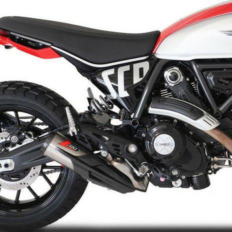 DUCATI スクランブラー800 2023- スリップオンマフラー チタン レース