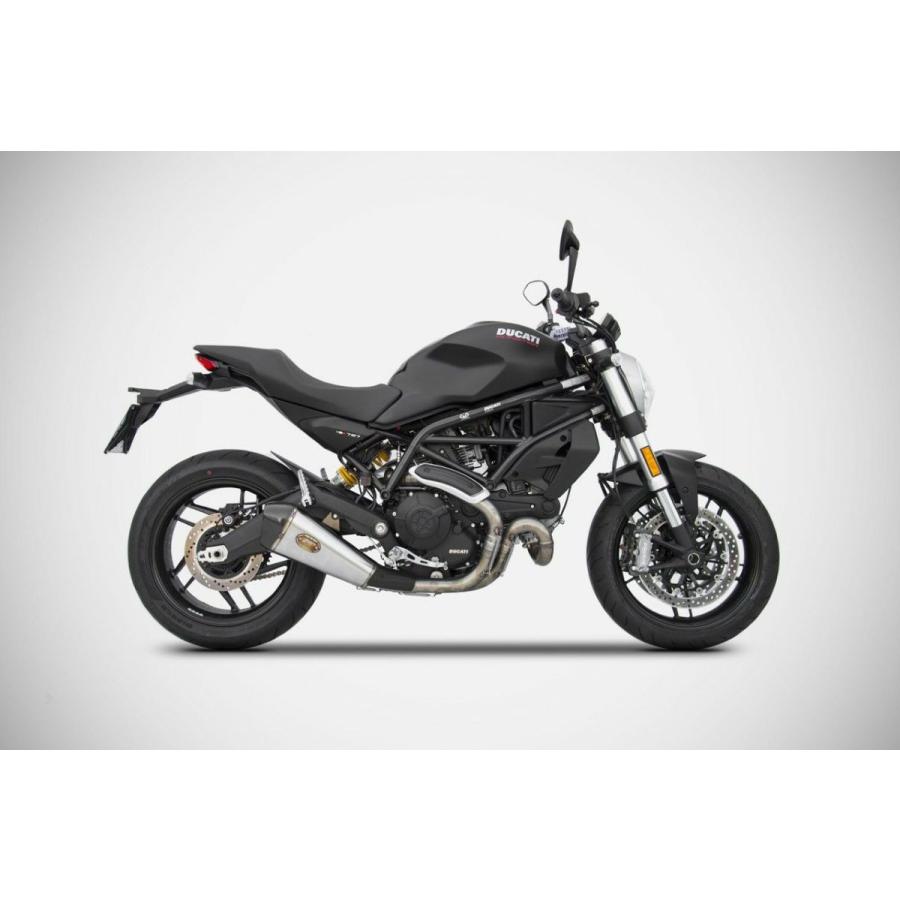 DUCATI モンスター797 17-19 スリップオンマフラー Eマーク付き ZARD_1