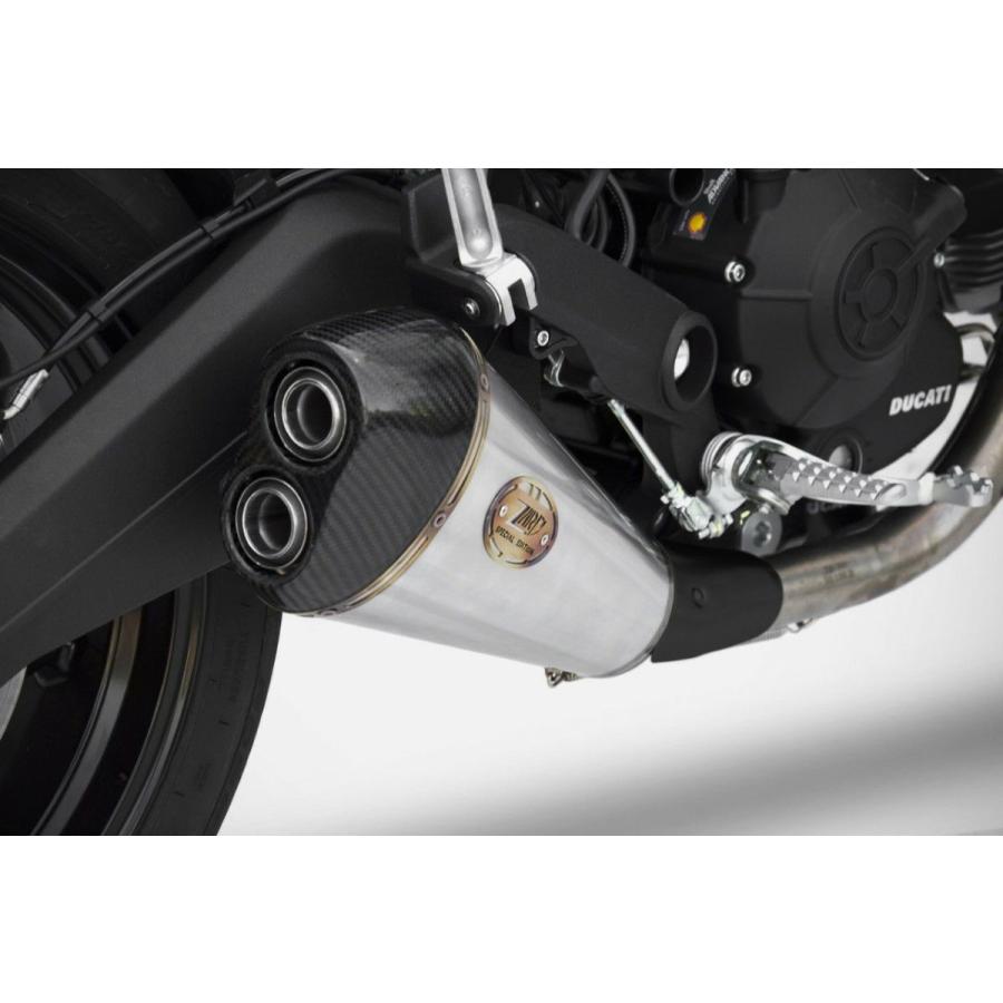 DUCATI モンスター797 17-19 スリップオンマフラー Eマーク付き ZARD_3