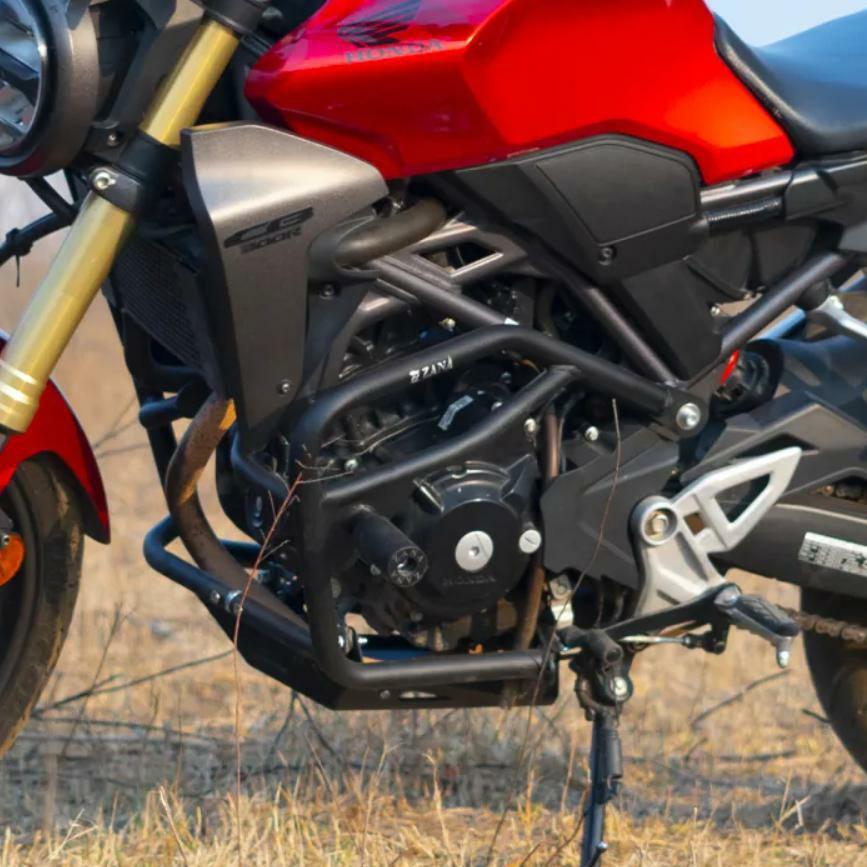 ホンダ CB250R/300R エンジンガード クラッシュバー スライダー付 グロスブラック ZANA_2