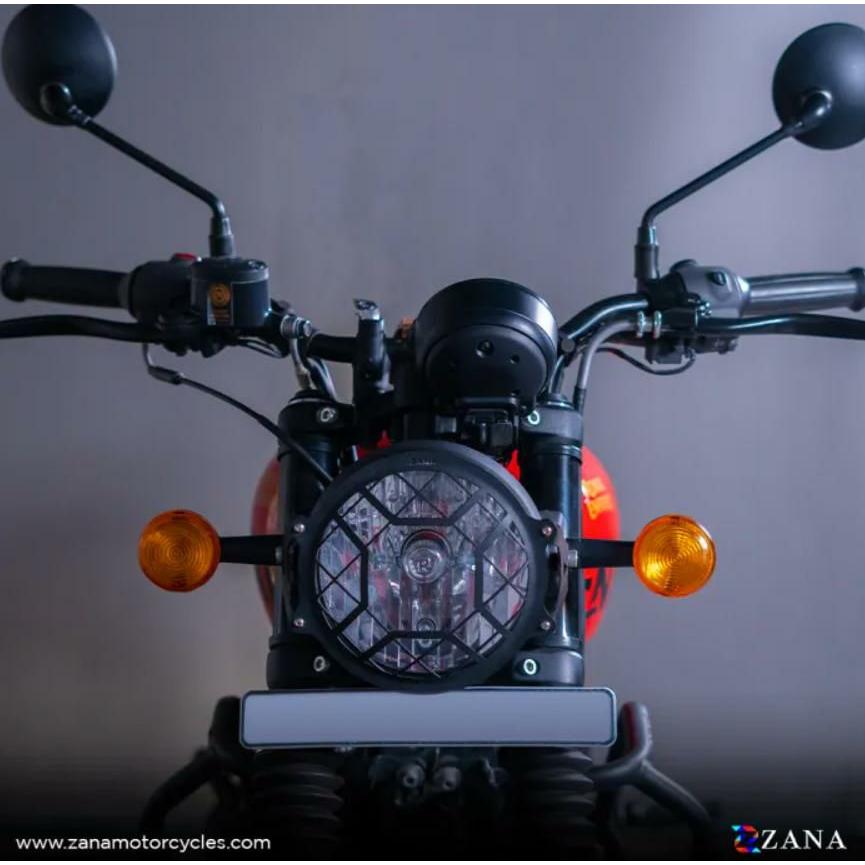ロイヤルエンフィールド ハンター350 ヘッドライトガード ステンレス