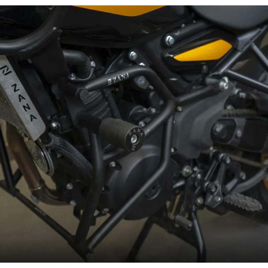 ロイヤルエンフィールド ヒマラヤ 450 クラッシュガード タイプ 1 スライダー付 ブラック ZANA Motorcycles_2