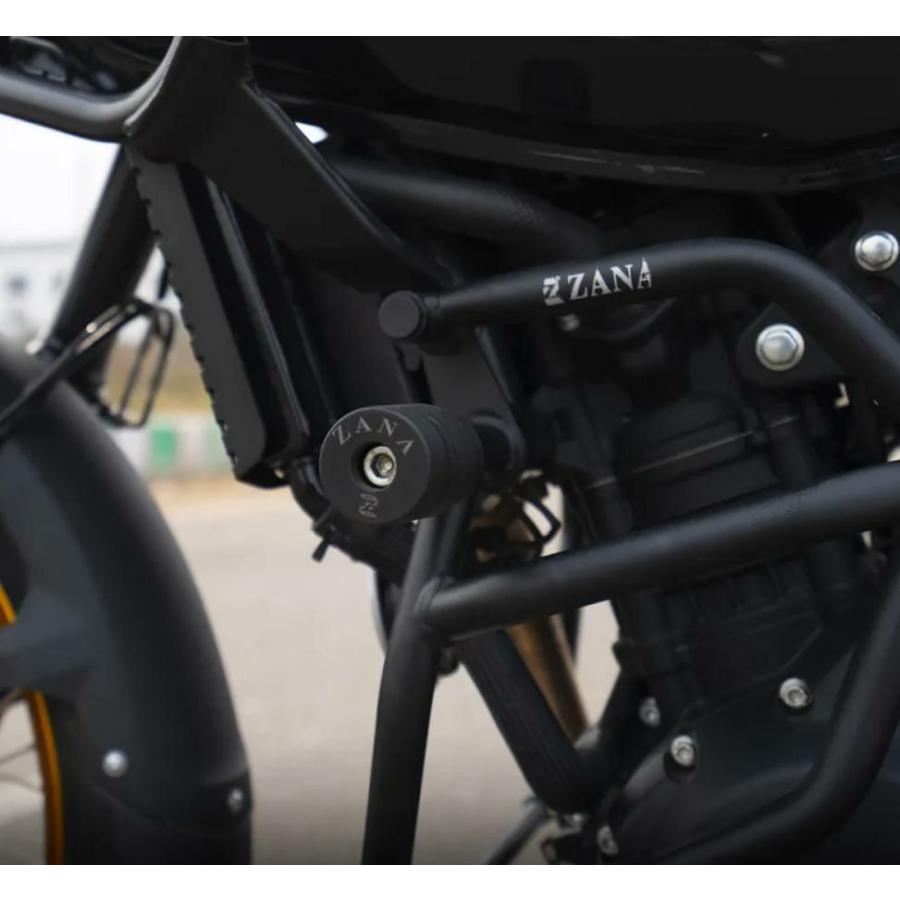 ロイヤルエンフィールド ヒマラヤ 450 クラッシュガード タイプ 1 スライダー付 ブラック ZANA Motorcycles_3