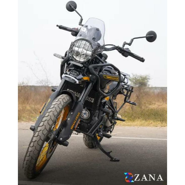 ロイヤルエンフィールド ヒマラヤ 450 クラッシュガード タイプ 1 スライダー付 ブラック ZANA Motorcycles_5