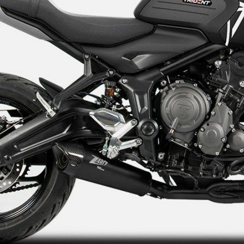 トライデント660 ZARD フルエキゾースト トライデント660 21- フルエキゾーストマフラー レース用 チタン