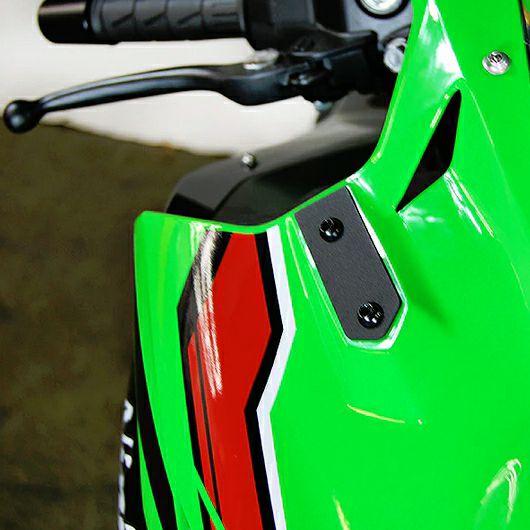 ZX-4RR ZX-4R 2023〜 SE ミラー ブラックオフプレート New Rage ZX-4RR ZX-4R 2023〜 SE ミラー ブラックオフプレート New Rage