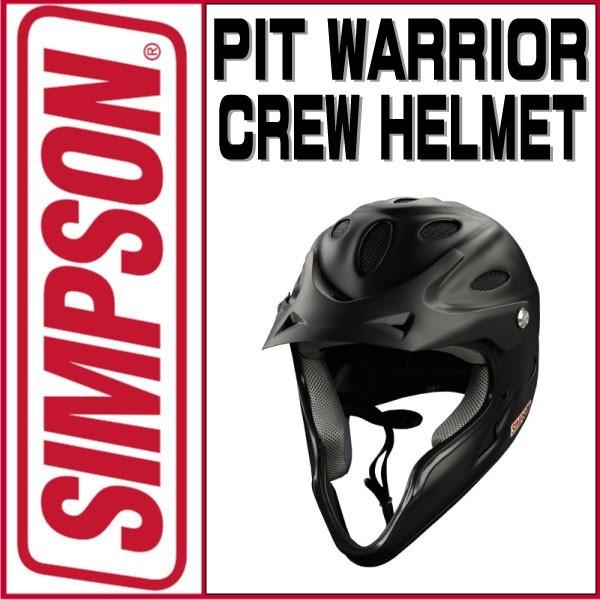 買いクーポン USAシンプソン四輪用ヘルメット SIMPSON PIT WARRIOR CREW HELMET(ピット ウォーリア クルーヘルメット)