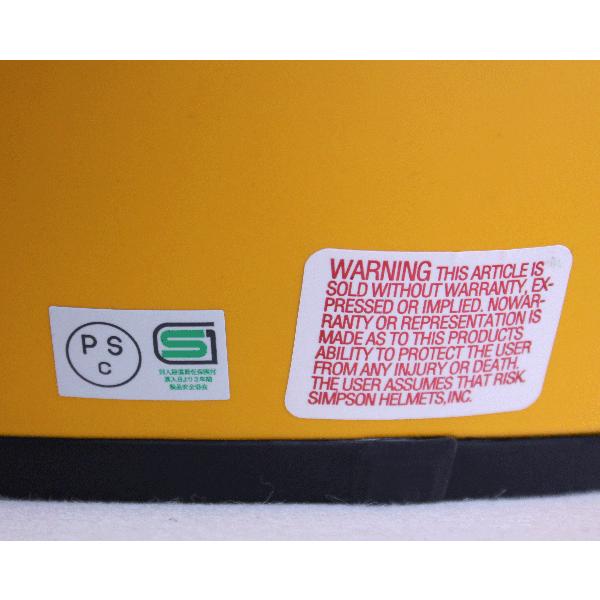 SIMPSON(バイク) シンプソンヘルメット M50 イエロー SIMPSON SIMPSON(バイク) シンプソンヘルメット M50 イエロー SIMPSON