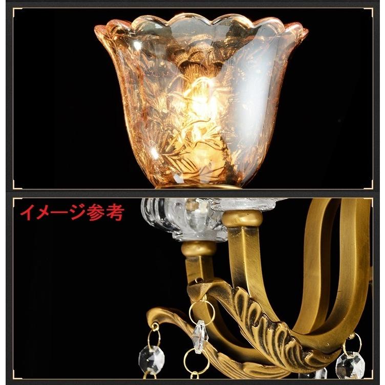 BL21-2銅.水晶ガラス壁掛け照明 壁掛け灯 インテリア照明 壁掛け灯 廊下 寝室 書斎 2灯 北欧モダン_4