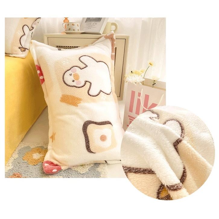BS31冬用フランネル寝具 ワイドダブル ベッド用品4点セット ボックスシーツ_3