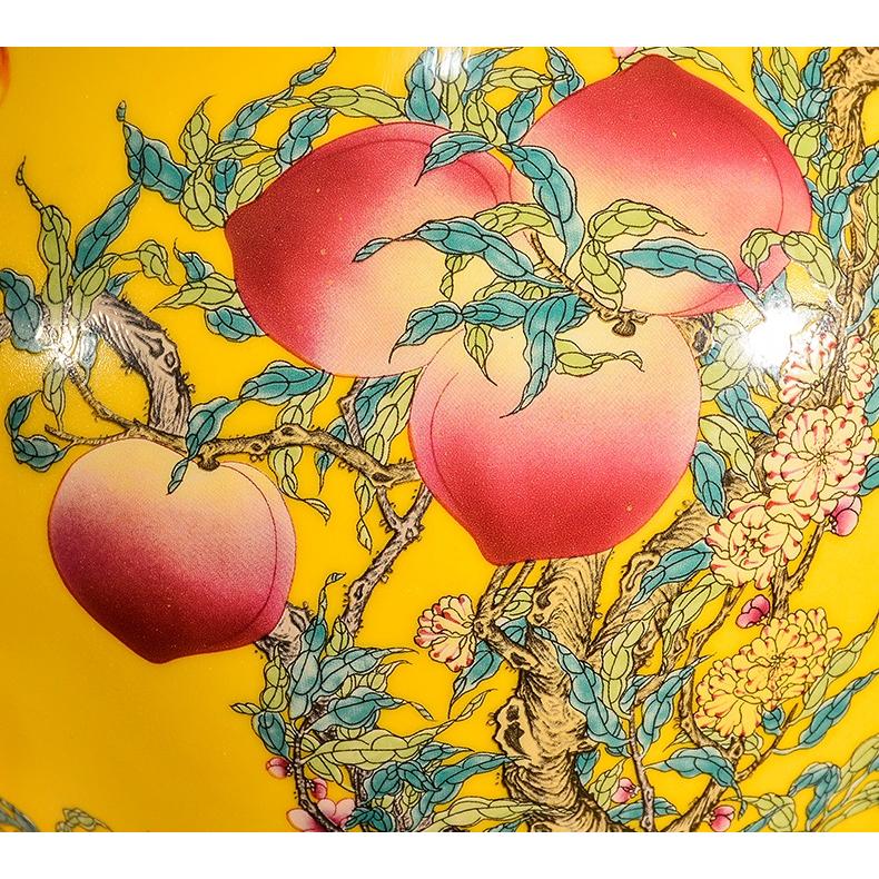VA64花瓶 かびん 花器 花入れフラワーベース インテリア 雑貨 花柄 陶器_2
