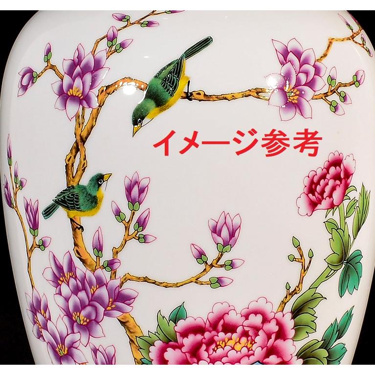 VA77-1花瓶 かびん 花器 花入れフラワーベース インテリア 雑貨 花柄 陶器_3