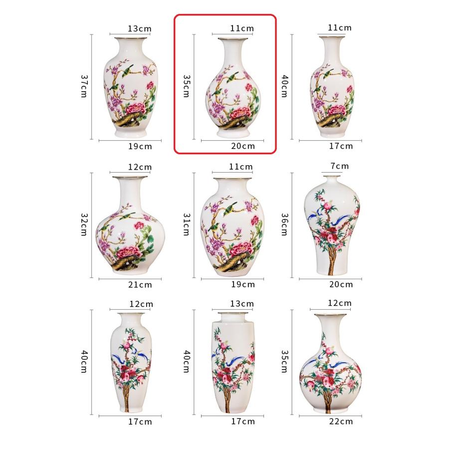 VA77-3花瓶 かびん 花器 花入れフラワーベース インテリア 雑貨 花柄 陶器_2