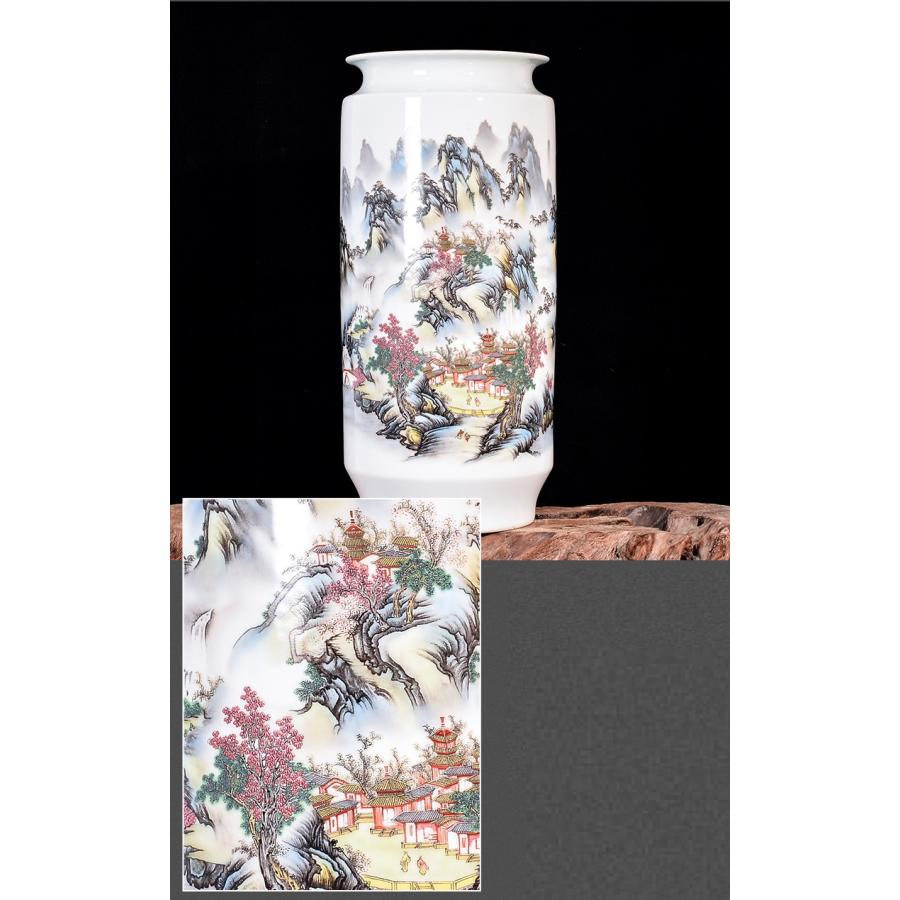 VA86花瓶 かびん 花器 花入れフラワーベース インテリア 雑貨 花柄 陶器_3