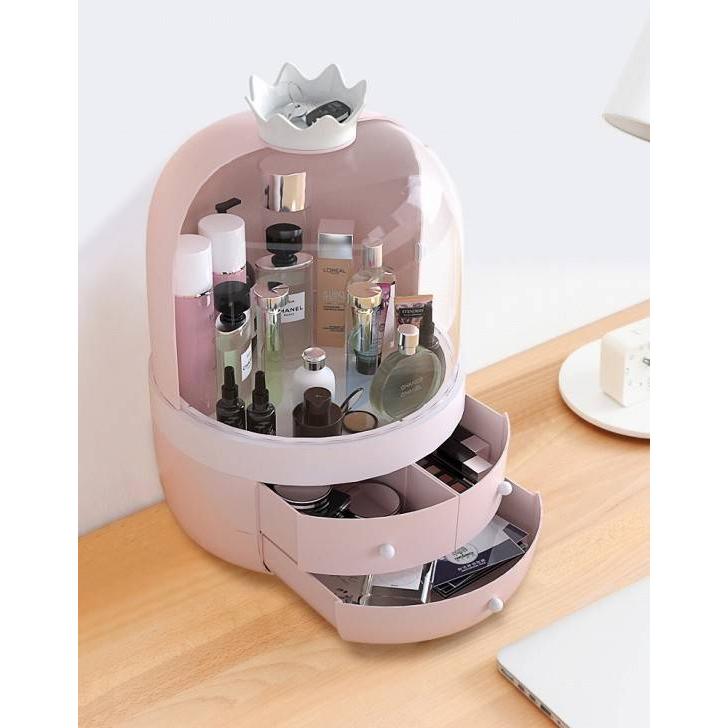 A28717 M8-2メイクボックス コスメボックス 化粧品収納ケース 小物収納ボックス.ピンク cm ：30 ご了承ください コスメ