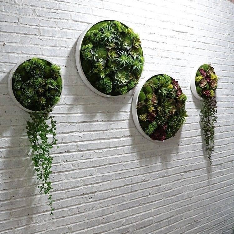 壁飾り 人工観葉植物 壁掛けインテリア ディスプレイ壁掛けミックス