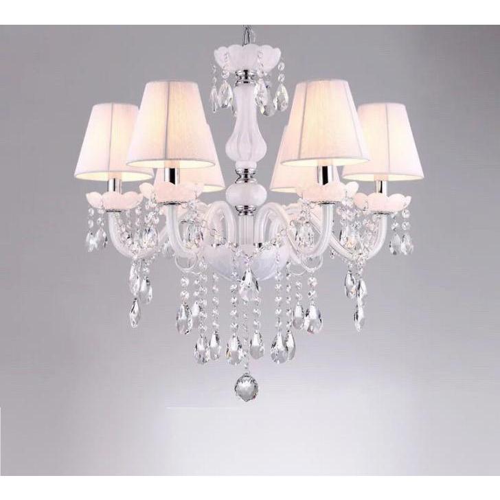 A27404 0720ペンダントライト 洋風照明　シャンデリア 北欧デザイン シーリングライト不可 高級天井照明 水晶6灯