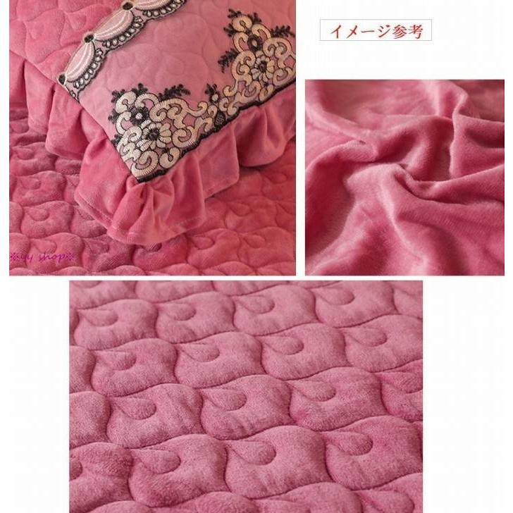 A07117 1120BS15-3新品 高級ワイドダブル ベッド用品4点セット 寝具 ボックスシーツ　枕カバー掛け布団カバー ベッドカバー_3