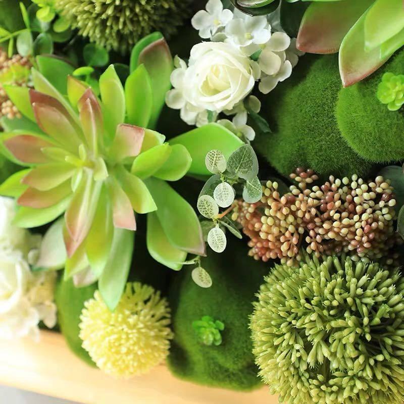 A30132 壁飾り 人工観葉植物 壁掛けインテリア ディスプレイ 壁掛け