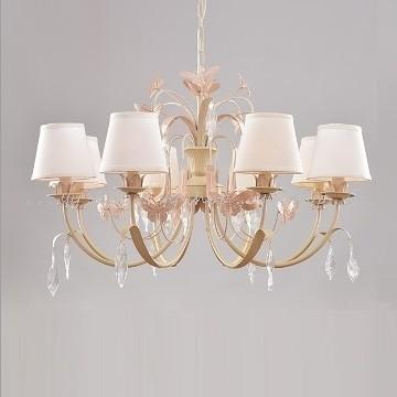 A06638 1020L35-8水晶.ペンダントライト．洋風照明　シャンデリア　北欧デザイン シーリングライト不可 天井照明 8灯